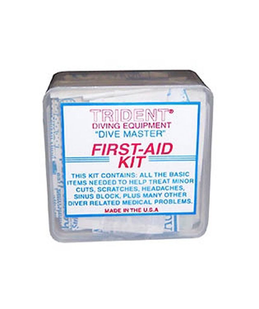 Scuba diving first aid kit